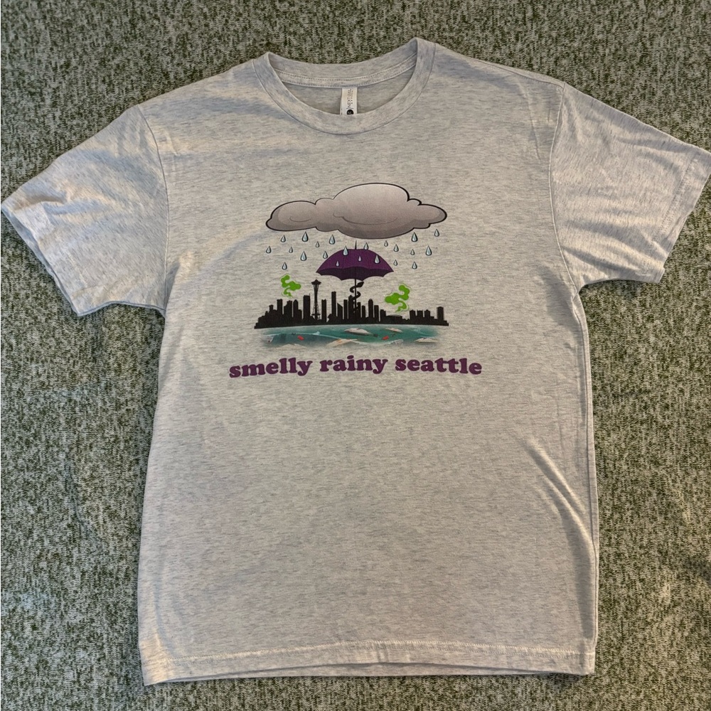 Smelly rainy Seattle. Jedd Fisch to Washington 2024. Fan art shirt. Arizona.